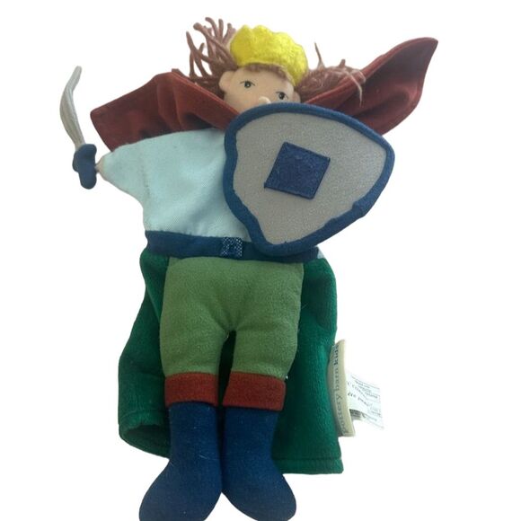 Fairytale Plush Hand Puppet Set - Wizard, Dragon & More for All Ages - Picture 6 of 7